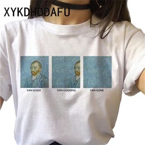Van Gogh T-shirt Frauen Neue Mode Kunst Grafik T-shirt Ulzzang Ästhetische Weibliche Kleidung Casual Grunge Ästhetischen T-shirt Top T x0628