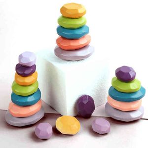 Steinbabys großhandel-21 stücke Baby Steinstapel Micro Legos für Kinder Bausteine Ziegelsteine