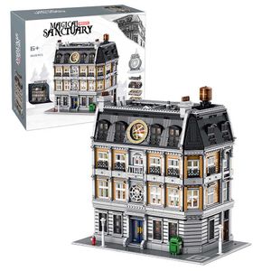 6619pcs Light Version Sanctum Sanctorum Building Blocks Creator Movie Series Bricks Leksaker Gåvor för barn Kids Q0624