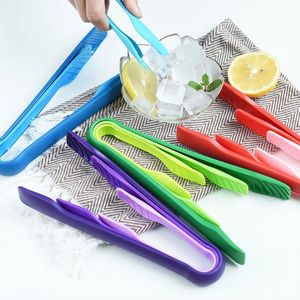 Gradiente PP Food Tong Pinze da cucina Silicone antiscivolo Clip da cucina Morsetto BBQ Salad Tools Grill Accessori da cucina 3 pezzi / set