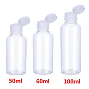 Travel Bottle Refillable Toiletry Bottles for Shampoo Lotion Soap Leak Proof Containers With Flip Cap 5ml 10ml 20ml 30ml 50ml 60ml 80ml