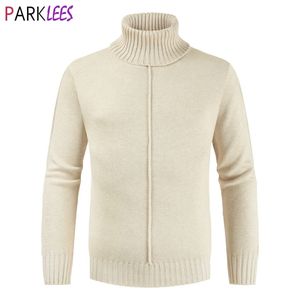 Mens Basic Turtleneck Thermal Sweater Autumn Long Sleeve Braided Sweaters Men Casual Slim Fit Jumper Knitwear Pull Homme 210522