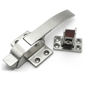 145mm stainless steel Freezer handle oven door hinge Cold storage knob lock adjusable latch hardware equipment pull part Industrial plant