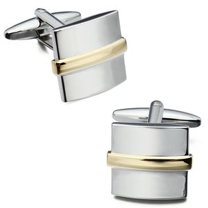 Men's Match Gold Color Cufflinks قميص فرنسي اكسسوارات أفضل مجوهرات للأعمال