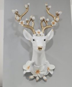 Deer head wall pendant Decorative Objects living room porch TV background wall-decoration creative Pendants