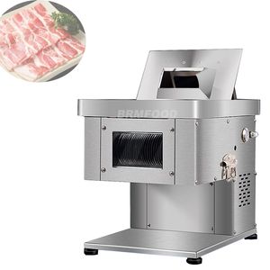 KT-Q7 Kommersiell 1100W Dicing Machine Small Meat Slicer Cube Mincing Machinestainless Steel Flaky Cutting Electric 220V