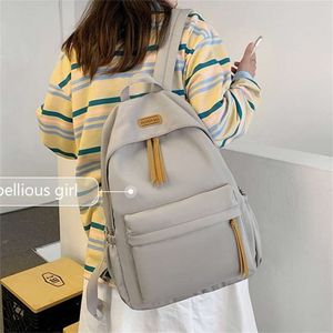 Joypessie Moda Plecak Wodoodporna Student Schoolbag Mężczyźni Czarny Nylon Śliczne Kobiety Dla Nastoletnich Dziewczyn Szkoła Mochila Plecak 210929