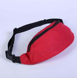 Outdoor traveling waist bag plain casual zipper bags phone storage package sport runner fitness packet large capacity fanny packs chest pouch