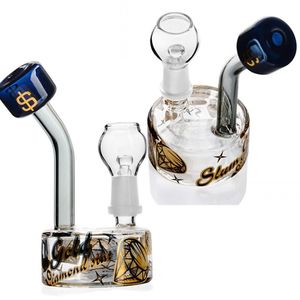 Hookahs Mini Oil Rigs Heady Glas Bongs Vattenrör Rökning Bongs Bubbler