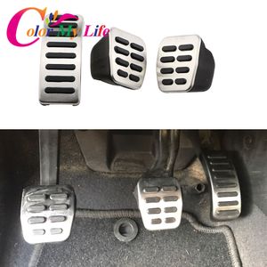 1 Set Stainless Steel Gas Brake Pedale Pedals for A1 A2 A3 / S3 (8L) 1995 - 2003 TT + Cabrio 8N Car Parts Accessories