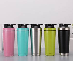Der neueste 25.3oz-Edelstahl-Kaffeetassenbecher, Proteinpulver-Shaker-Becher, eine Vielzahl von Farben und Stilen, unterstützen benutzerdefinierte Logo