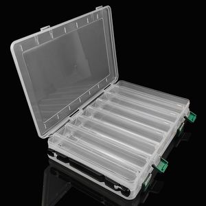 One Piece 27cm*18cm*5cm 14 Compartments Double Sided Fishing Lure Bait Hooks Tackle Waterproof Storage Box Fishing tackle box 788 Z2