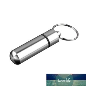 Hot Key Chain Medicine Pill Bottle Box Custodia in alluminio Scatola contenitore per medicine Prezzo di fabbrica design esperto Qualità Ultimo stile Stato originale