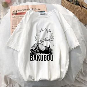 My Hero Academia Anime T Shirt Kawaii Todoroki Shoto Kobiety Topy Bakugo Katsuki Harajuku Lato Boku Brak trójników graficznych