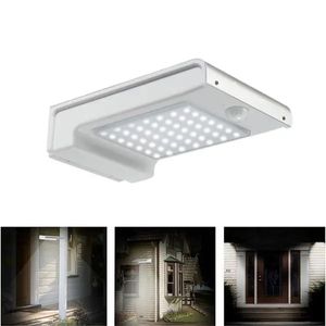 Lampada da parete con sensore di movimento a 49 LED ad energia solare da 2W Lampada di sicurezza da giardino per esterni impermeabile