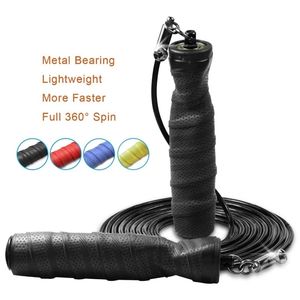 Kaplamalı Çelik Kablo toptan satış-Çelik Tel Atlama Halat Hız Crossfit Spor Katı PVC Kauçuk Kaplama Ayarlanabilir Rulman Yüksek Cabl