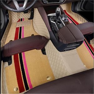 Specializzato nella produzione di porsche cayman panamera cayenne tappetino auto di alta qualità su e giù due strati di coperta in pelle materiale insapore non tossico