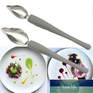 Chef Valon Sauce Plating Art Pencil Dessert Decorating Draw Design Kitchen Nozzle Portable Sauce Painting Pencil Spoon Factory price expert design Quality Latest