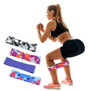 Fascia di resistenza Durevole Cerchio dell'anca Yoga Antiscivolo Palestra Fitness Esercizi di gomma Sollevamento elastico intrecciato H1026