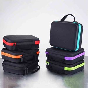 30 Bottles Essential Oil Storage Bag Perfume Box Travel Portable Carrying Holder Nail Polish Collecting Case 210423