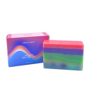 Rainbow Fruit Fragrant Soap Cleaning Washing Hand Shower Handmade Bathroom Soaps