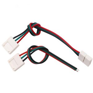 10 pz 3 Pin Connettore Striscia LED Accessori di Illuminazione per 10mm 3528 5050 5630 RGB IP20 LED Non Impermeabile Nastro Luce per Cablare libera la nave