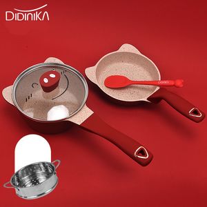 Panelas suplemento de alimentos do bebê MAIFAN Pedra non-stick pote mingau mini didinika crianças sopa