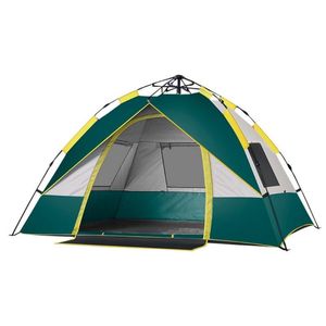 Tents And Shelters 2-3 Person Camping Tent Automatic Up Outdoor Family Double Layer Waterproof Instant Setup Portable Backpacking S
