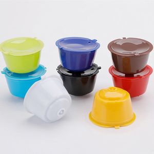 Reusable Coffee Filters Refillable Coffee Pod Capsules with Built-In, Integrated Mesh Strainer TX0074