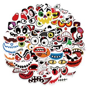 50 pezzi adesivi graffiti misti per skateboard zucca di halloween per auto portatile frigorifero casco pad bicicletta bici moto PS4 libro chitarra decalcomania in pvc