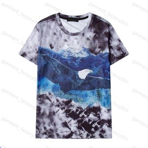 Europejska i amerykańska High End Fashion Fashion Mens Mens 2021 Printing krótki rękaw Para Hip Hop koszulka Koszulka Najwyższa jakość Pullover Canada P