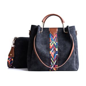 Kobiety Moda Torebki Kolorowe Paski Pu Skórzane Torba Ręka Zestawy Duży Ramię Crossbody Messenger Torby Na Ramię