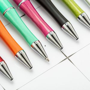 EUA Adicionar uma Piga Diy Pena Original Beads Canetas Customizable Lâmpada De Trabalho de Trabalho Escrita Ferramenta Ballpoint Pens RRD13174