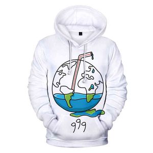 Hip Hop Sok Wlld 3D Bluzy Mężczyźni / Kobiety Nowy Lista Moda Drukuj Sukiety Juice Wrld 3d Hoody Pay Hołd Wlld Casual Tops G1229