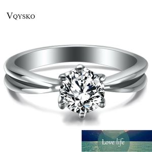 AAAキュービックジルコニアの設定女性ジュエリーアクセサリーリングのステンレス鋼の結婚指輪リング卸売工場価格専門家デザイン品質最新スタイル