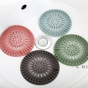 NUOVOAnti-bloccaggio Capelli Catcher Plug Trappola Doccia Scarico a pavimento Coperchio Lavello Filtro Filtro Bagno portatile Accessori per la cucina RRA10667