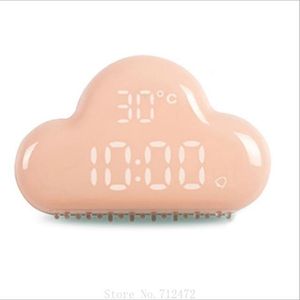 Övriga klockor Tillbehör Muid Cloud Väckarklocka Student Bedroom Bedside Smart Wake-up Uppladdningsbar Creative Time Temperature Display