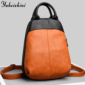 Damen Rucksack Designer Tasche Frauen Leder Rucksäcke Hohe Qualität Weibliche Vintage Rucksack für Mädchen Schultasche Reise Bagpack Q0528