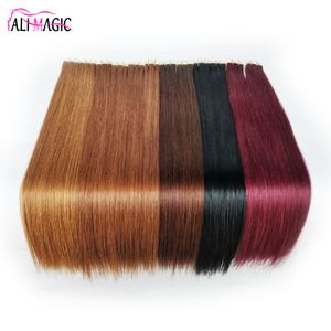 Invisible Tape In Human Hair Extensions 100% Remy Skin Weft 14 16 18 20 22 24 26 28inch 21 Colors Available Factory Outlet