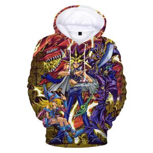 Heren Hoodies Sweatshirts Anime Yu-Gi-Oh! 3d print hoodie sweatshirts jongens meisjes mode casual hoodies mannen vrouwen hiphop streetwear oversized pullover0221v23