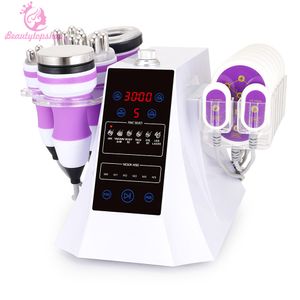 6 I 1 Ultrasonic Cavitation Vacuum LED Laser RF Body Sliming Shaping Machine Spa Home Use