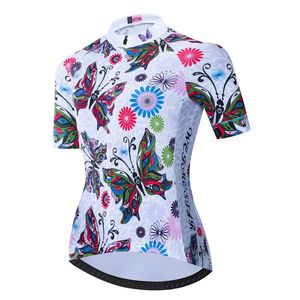 Rennjacken Radtrikots Damen Schnelltrocknende Fahrradbekleidung Atmungsaktive Sommer-Bike-Shirts Schmetterling S-3XL