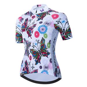 Giacche da corsa Maglie in bicicletta Donne Abbigliamento per biciclette asciutte veloci camicie per biciclette estive traspirabili Butterfly S-3XL