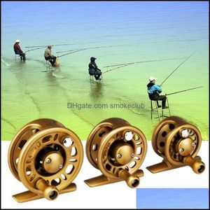 Spor Açık Havada Baitcasting Reels 1 adet Balıkçılık Reel Plastik Vücut Süper Işık Sal Buz Deniz Balık Tekerlek 3 Türler Için Bırak Teslimat 2021 Frov6