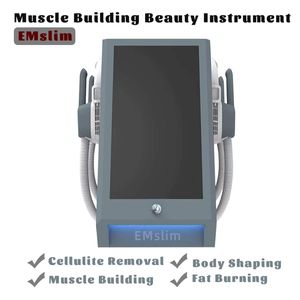 Emslim Body Shaping Machine Cellulite Removal 4 Handles Working Non-Invasive No Recovery Painless Easy To Operate Salon Use