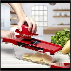 Strumenti di frutta cucina, barre da pranzo per la casa Garden Delivery 2021 Creatter Creative Cont With Steel Blade Mandoline Peeler Carrot Great