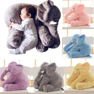 söt plysch elefant baby att följa med dynan julklapp försäljning 40cm60cm höjd stora dockor leksak barn sova kudde