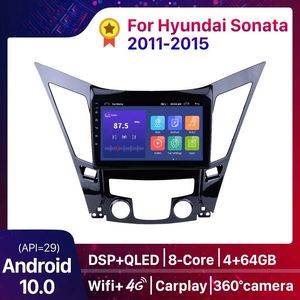 Android 10 9 pollici HD Touchscreen 2din car dvd radio GPS Navi sistema Per 2011-2015 HYUNDAI Sonata i40 i45