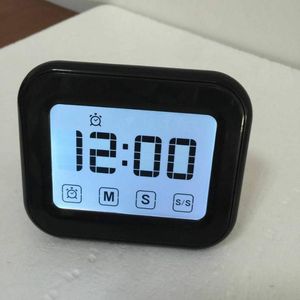 Zamanlayıcılar LCD Dijital Ekran Dokunmatik Ekran Elektronik Zamanlayıcı Mutfak 12/24 Saat Zamanlama Aracı