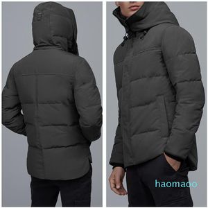 Designer-Winter Outdoor Freizeit Sportdesigner Down Jacke White Enten Windbreak Mens Parkas Jackets Kragenhut Halten Sie warme Wolfshaut